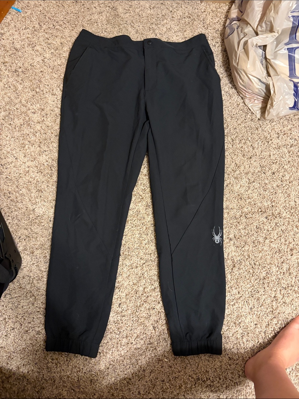 Spyder Black Athletic Joggers size XL
